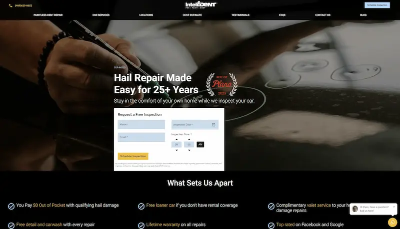 IntelliDent Paintless Dent Repair