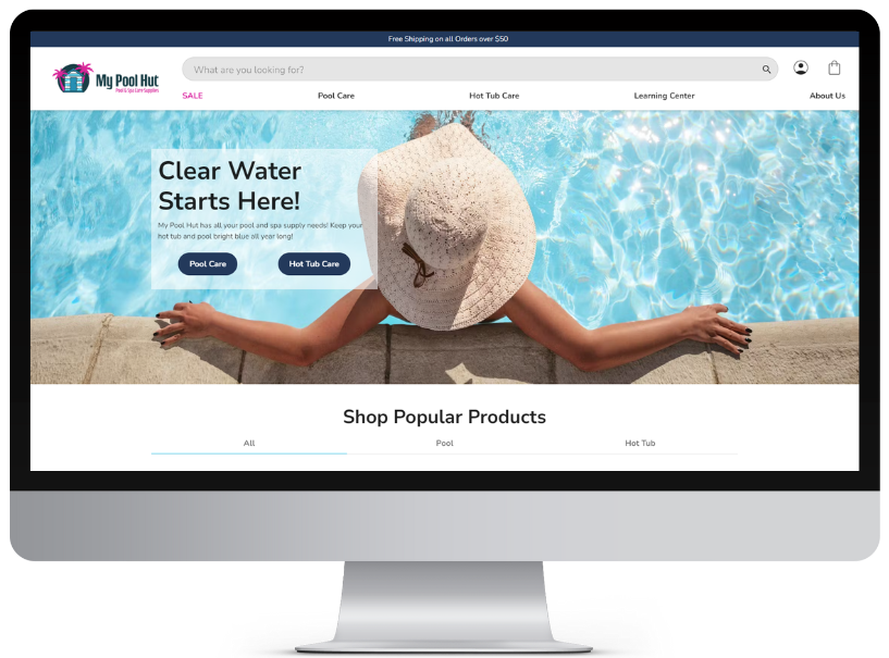 My Pool Hut Architecture Diagram