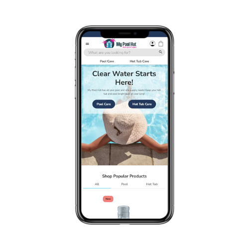 My Pool Hut Design Mockup